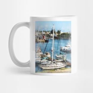 Caribbean - King's Wharf Bermuda Boats Mug